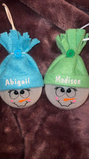 Custom Snowmen Ornaments