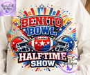 Superbowl half time Benito bowl sweatshirt t-shirt