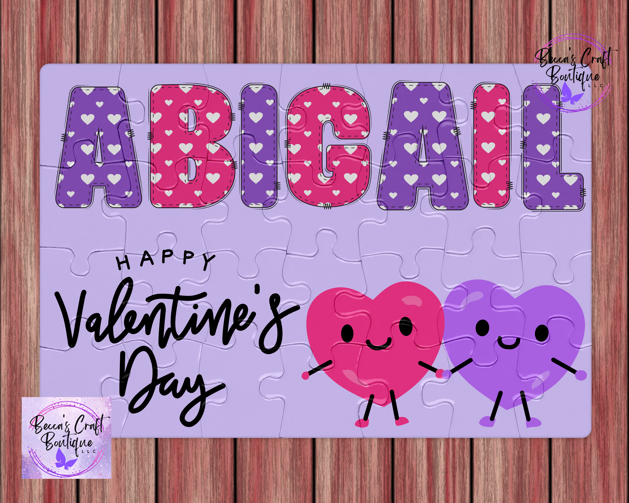 Custom Valentine's Day puzzle