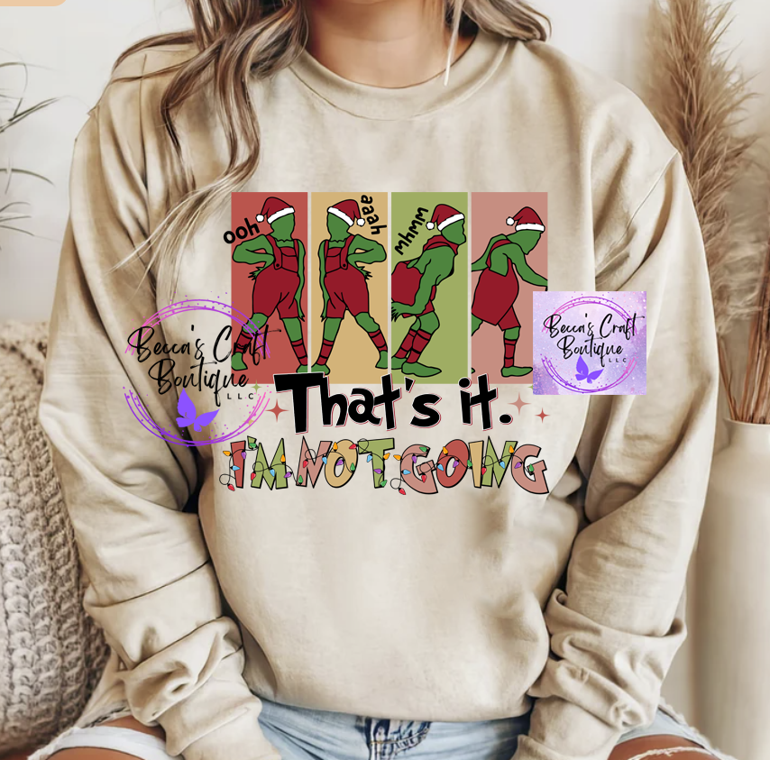 That's it I'm not going crewneck