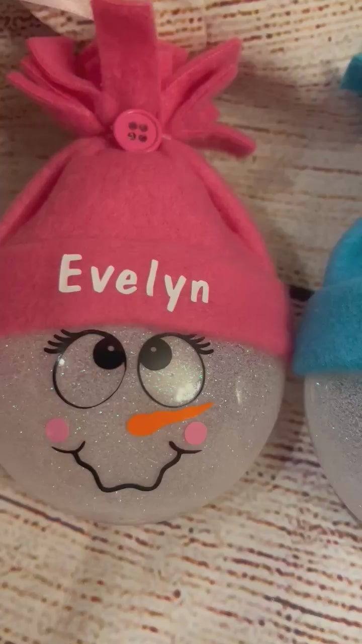 Custom Snowmen Ornaments