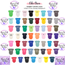 Custom baby onesie with HTV