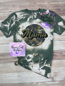 Mama camo military bleached T-shirt