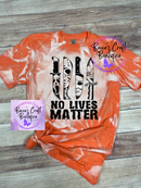 no lives matter horror bleached T-shirt